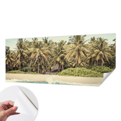 Carta da parati adesiva Spiaggia tropicale