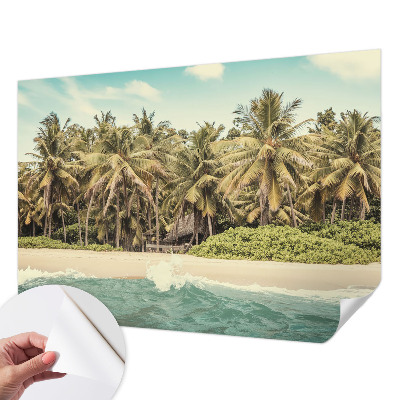 Carta da parati adesiva Spiaggia tropicale