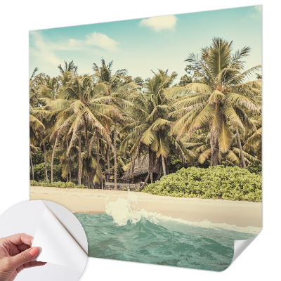 Carta da parati adesiva Spiaggia tropicale