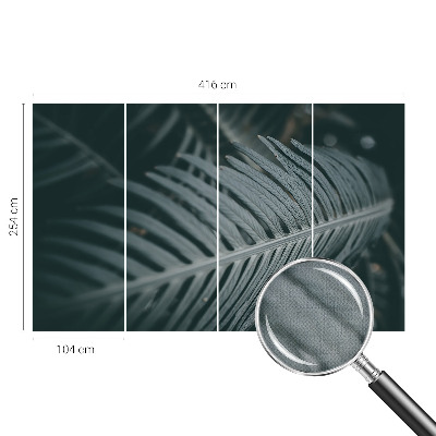 Fotomurale adesivo Foglia verde