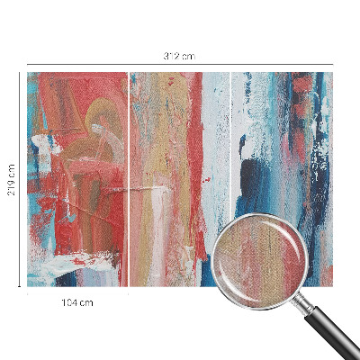 Carta da parati cameretta Astrazioni colorate