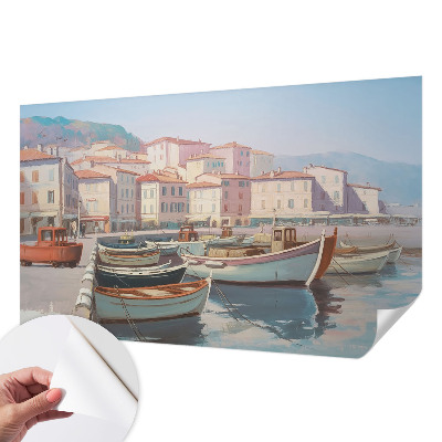 Carta da parati per cameretta Rifugio sul mare