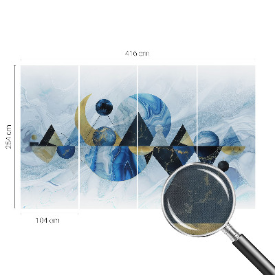 Carta da parati per cameretta Eleganza cosmica