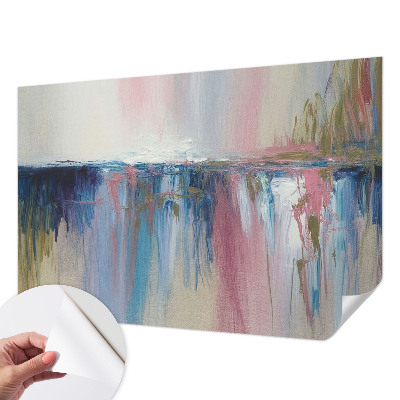 Carta da parati panoramica effetto 3D Astrazione colorata