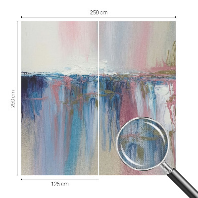 Carta da parati panoramica effetto 3D Astrazione colorata