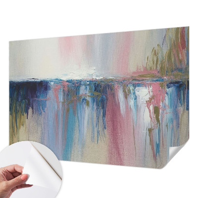 Carta da parati panoramica effetto 3D Astrazione colorata