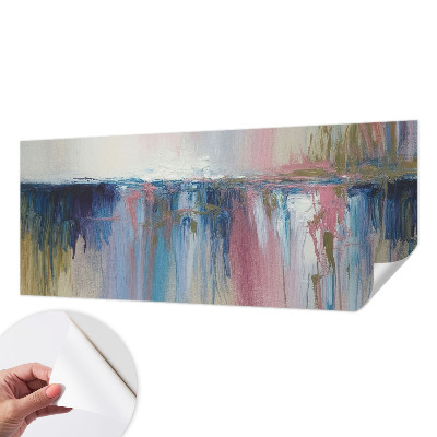 Carta da parati panoramica effetto 3D Astrazione colorata