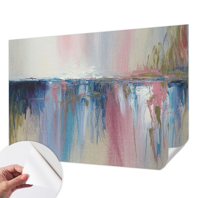 Carta da parati panoramica effetto 3D Astrazione colorata