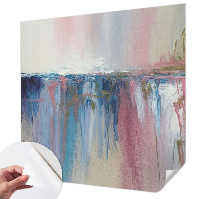 Carta da parati panoramica effetto 3D Astrazione colorata