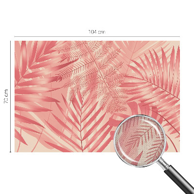 Carta da parati cameretta Foglie tropicali