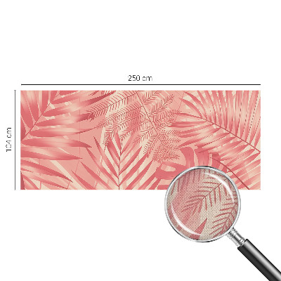 Carta da parati cameretta Foglie tropicali