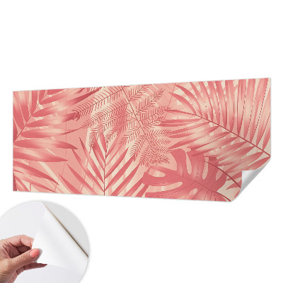 Carta da parati cameretta Foglie tropicali