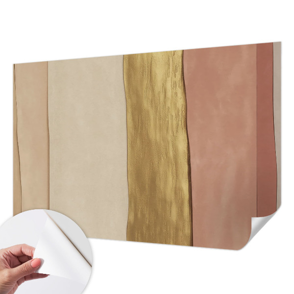 Carta da parati 3D Strisce ondulate