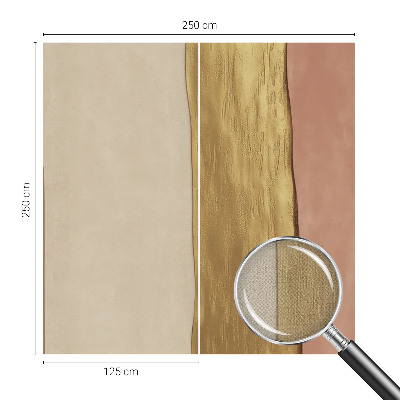 Carta da parati 3D Strisce ondulate