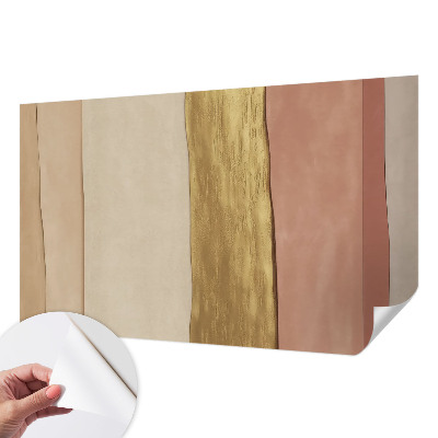 Carta da parati 3D Strisce ondulate