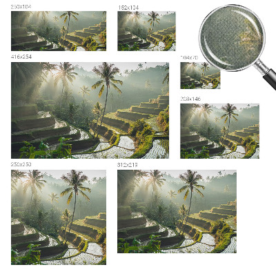 Carta da parati per cameretta Terrazze paradisiache