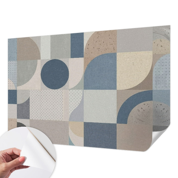 Carta da parati 3D Mosaico geometrico