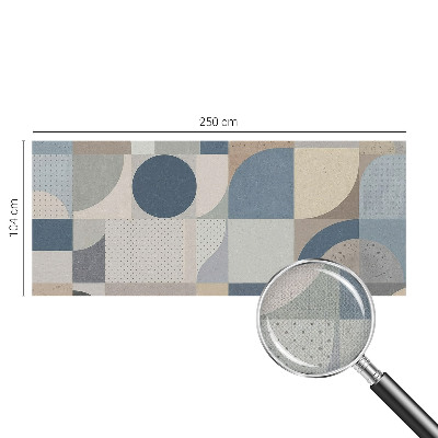 Carta da parati 3D Mosaico geometrico