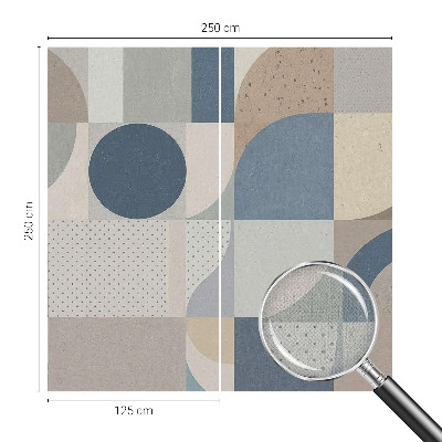Carta da parati 3D Mosaico geometrico