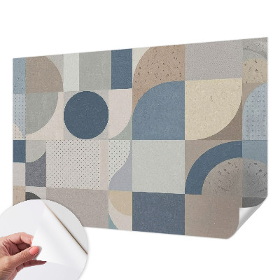Carta da parati 3D Mosaico geometrico