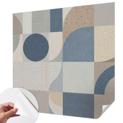 Carta da parati 3D Mosaico geometrico
