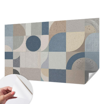 Carta da parati 3D Mosaico geometrico