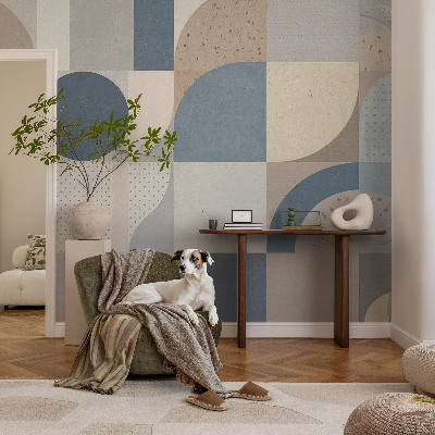 Carta da parati 3D Mosaico geometrico