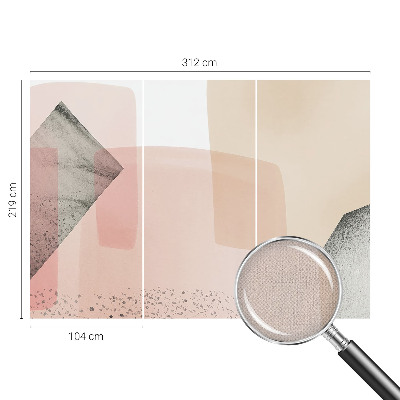 Carta da parati panoramica effetto 3D Figure delicate