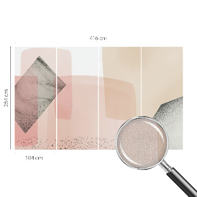 Carta da parati panoramica effetto 3D Figure delicate