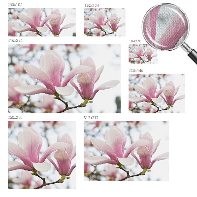Carta da parati cameretta Fiori di magnolia