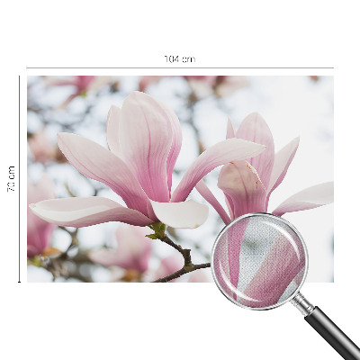 Carta da parati cameretta Fiori di magnolia