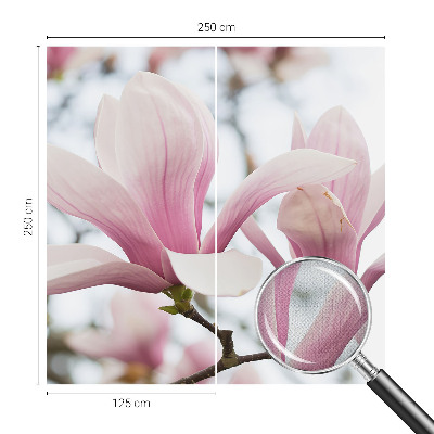 Carta da parati cameretta Fiori di magnolia