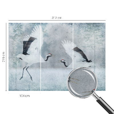 Carta da parati adesiva Gru armoniche