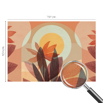 Fotomurale adesivo Astrazione floreale