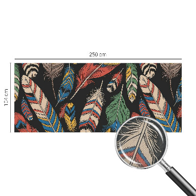 Carta da parati adesiva Piume colorate