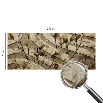 Fotomurale effetto 3D flora classica