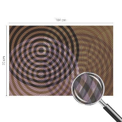 Fotomurale 3D Cerchi ipnotici