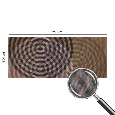 Fotomurale 3D Cerchi ipnotici