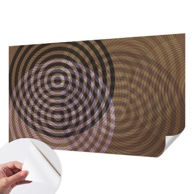 Fotomurale 3D Cerchi ipnotici