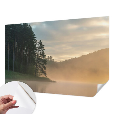 Carta da parati 3D Mattina nebbiosa