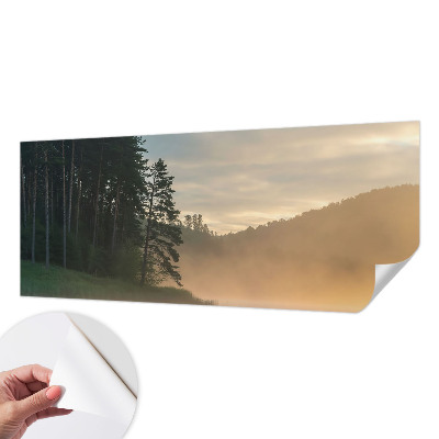 Carta da parati 3D Mattina nebbiosa