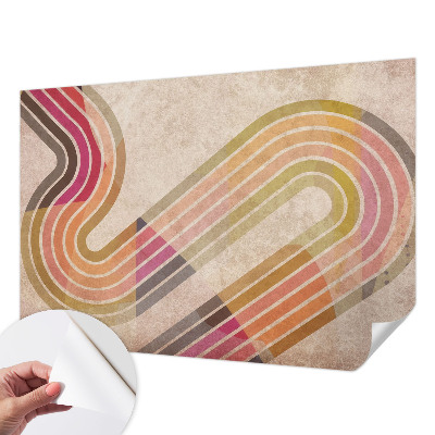 Carta da parati cameretta Linee geometriche
