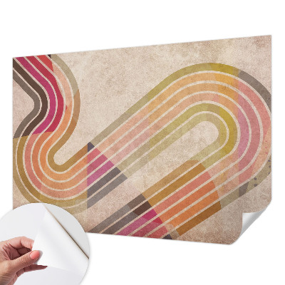 Carta da parati cameretta Linee geometriche