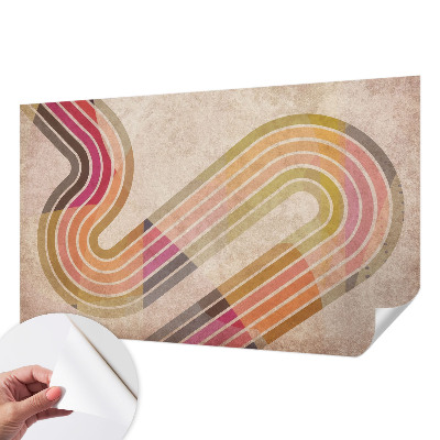 Carta da parati cameretta Linee geometriche