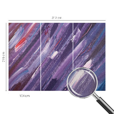 Fotomurale per cameretta tratti colorati