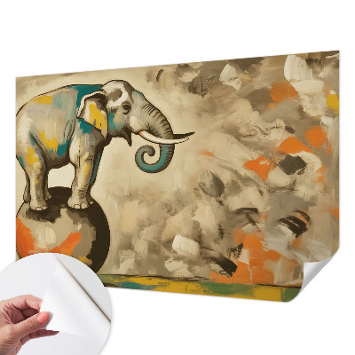 Carta da parati 3D elefante astratto