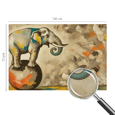 Carta da parati 3D elefante astratto