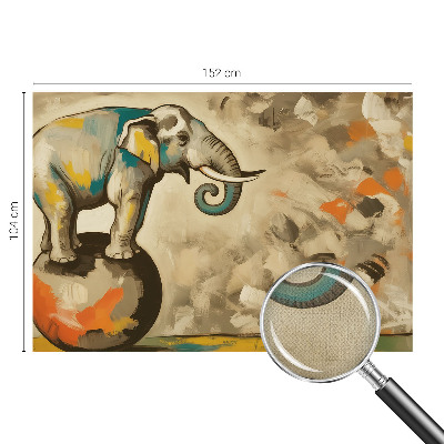 Carta da parati 3D elefante astratto
