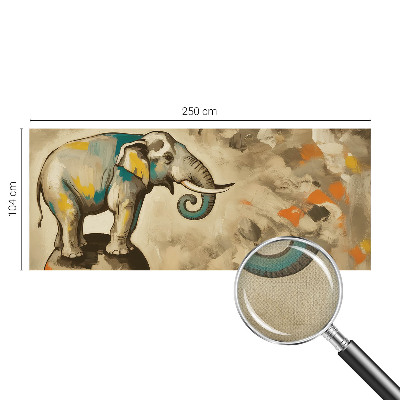 Carta da parati 3D elefante astratto