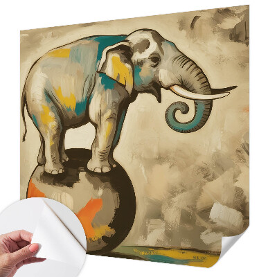 Carta da parati 3D elefante astratto